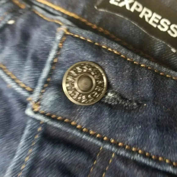 Express Men's Blue Denim Jeans Sz 30/32 - Picture 5 of 10